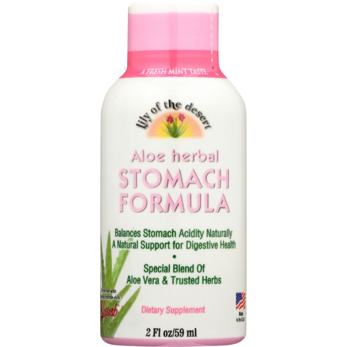 LILY OF THE DESERT: Stomach Formula Shot, 2 fl oz