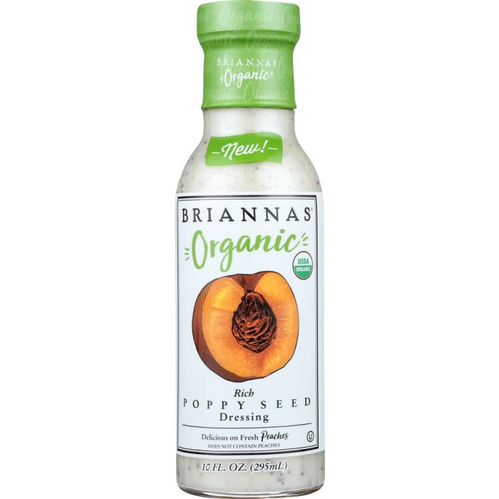 BRIANNAS: Organic Rich Poppy Seed Dressing, 10 oz