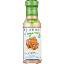 Load image into Gallery viewer, BRIANNAS: Dressing Honey Ginger Vinaigrette, 10 oz
