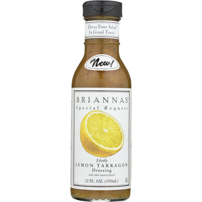 BRIANNAS: Special Request Lively Lemon Tarragon Dressing, 12 oz