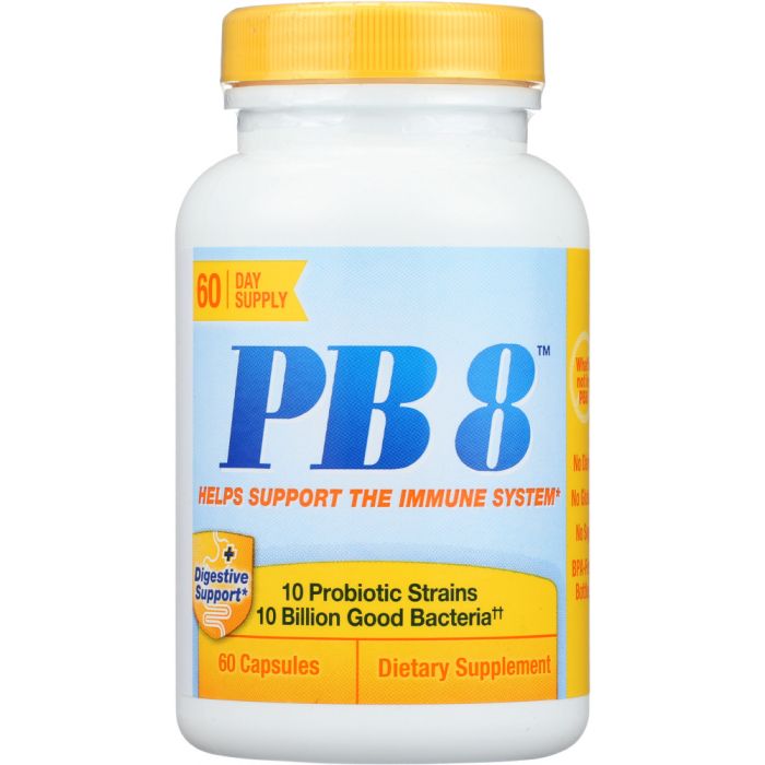 NUTRITION NOW: Pb 8 Probiotic Immune Support Supplement, 60 capsules