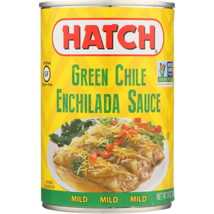 HATCH: Green Chile Enchilada Sauce Mild, 15 oz