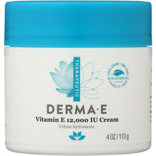 Load image into Gallery viewer, DERMA E: Vitamin E 12000 IU Cream, 4 oz
