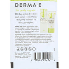 Load image into Gallery viewer, DERMA E: Purifying 2-in-1 Charcoal Mask, .35 oz
