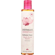 Load image into Gallery viewer, DERMA E: Essentials Radiance Toner, 6 oz
