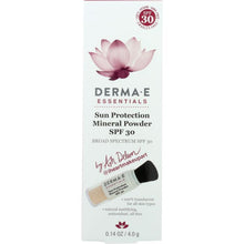 Load image into Gallery viewer, DERMA E: Sun Protect Mineral Powder, 0.14 oz
