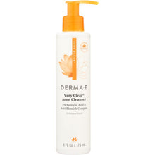 Load image into Gallery viewer, DERMA E: Very Clear Cleanser, 6 oz
