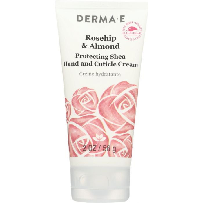 DERMA E: Rosehip & Almond Protecting Shea Hand and Cuticle Cream, 2 oz