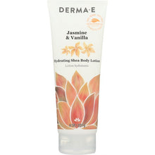 Load image into Gallery viewer, DERMA E: Jasmine &amp; Vanilla Hydrating Shea Body Lotion, 8 oz
