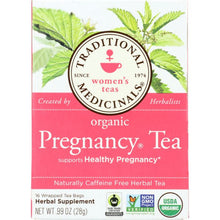 Load image into Gallery viewer, TRADITIONAL MEDICINALS: Organic Pregnancy Herbal Tea 16 Tea Bags, 0.99 oz
