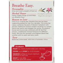 Load image into Gallery viewer, TRADITIONAL MEDICINALS: Breathe Easy Caffeine Free Herbal Tea 16 Tea Bags, 0.85 oz
