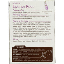 Load image into Gallery viewer, TRADITIONAL MEDICINALS: Organic Licorice Root Herbal Tea 16 tea bags, 0.85 oz
