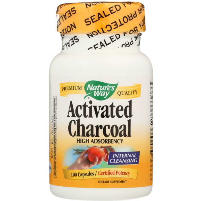 NATURES WAY: Activated Charcoal, 100 cp