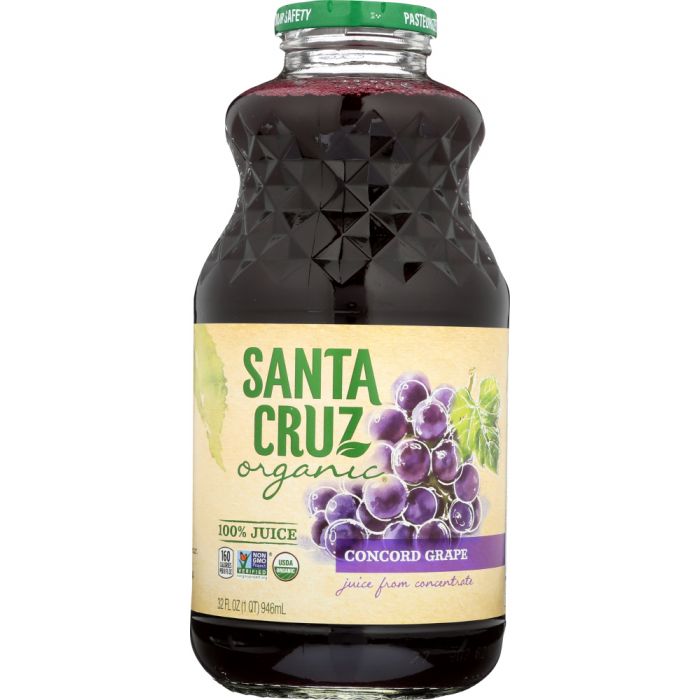 SANTA CRUZ: Organic Concord Grape Juice, 32 oz