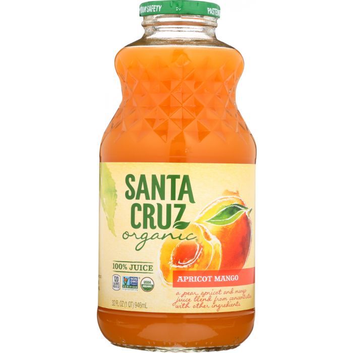 SANTA CRUZ: Organic Apricot Mango Juice, 32 oz