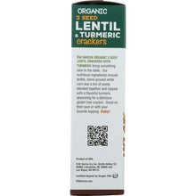 Load image into Gallery viewer, RW GARCIA: Organic Lentil with Turmeric Crackers, 5.5 oz
