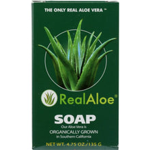 Load image into Gallery viewer, REAL ALOE: Aloe Vera Bar Soap, 4.75 oz
