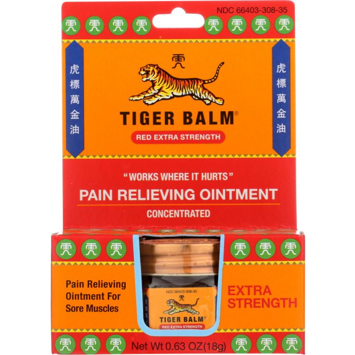 TIGER BALM: Pain Relieving Ointment Extra Strength, 0.63 oz