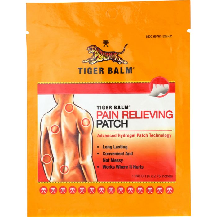 TIGER BALM: Patch Pain Relieving, 1 ea