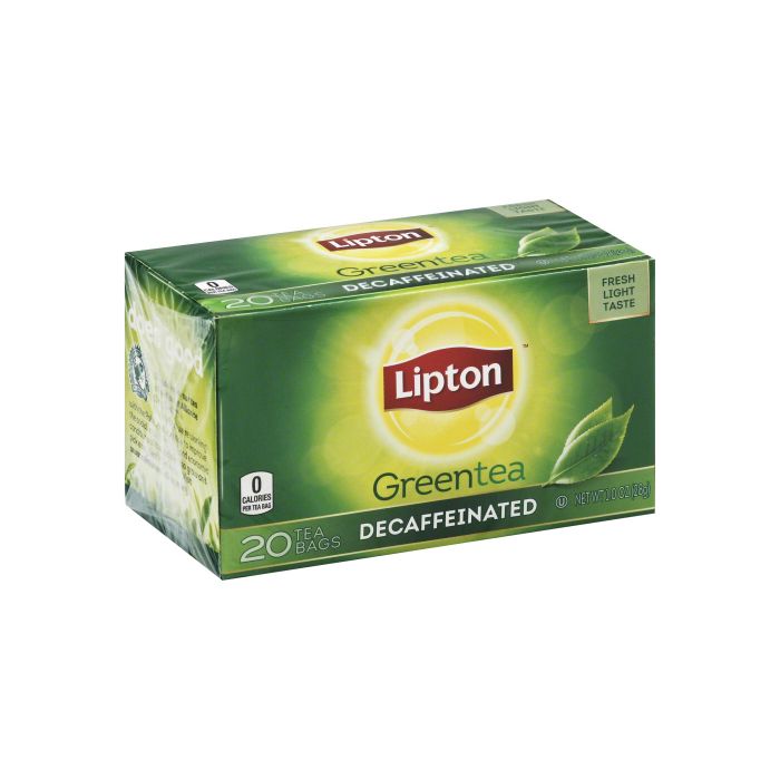 LIPTON: Green Tea Decaffeinated, 20 bg