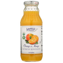 Load image into Gallery viewer, LAKEWOOD: Juice Orange Mango Pure Organic, 12.5 fo
