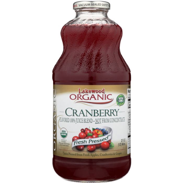 LAKEWOOD ORGANIC: Cranberry Juice Blend, 32 oz