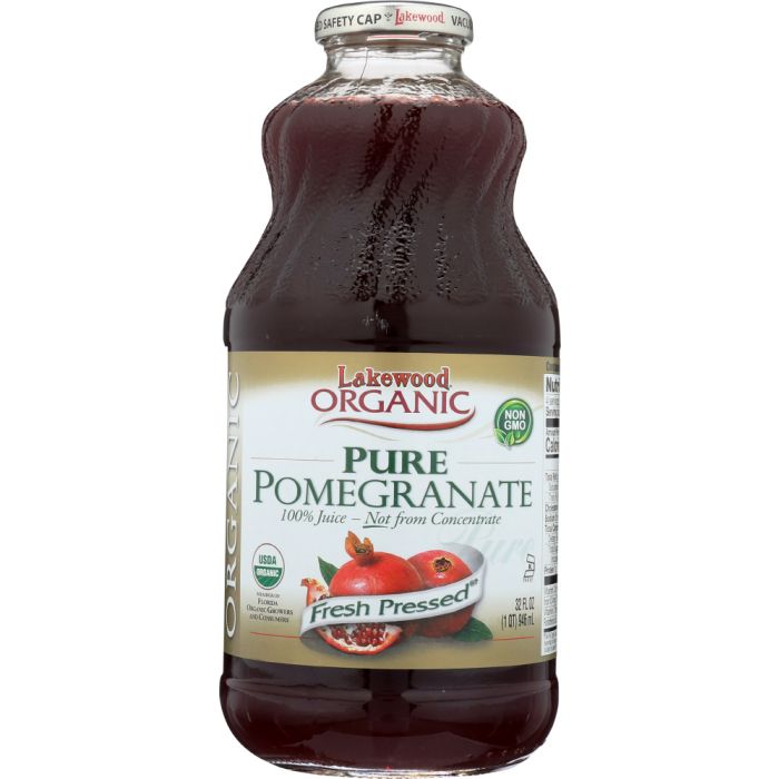 LAKEWOOD: Organic Pure Pomegranate Juice, 32 oz