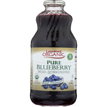 Load image into Gallery viewer, LAKEWOOD: Organic Fresh Pressed Pure Blueberry Juice, 32 oz
