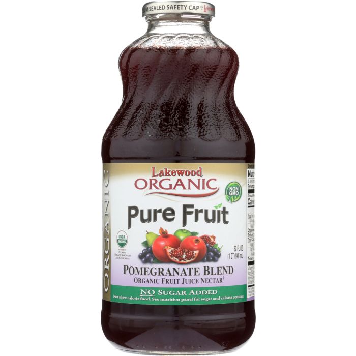 LAKEWOOD: Organic Pure Fruit Pomegranate Juice Blend, 32 oz