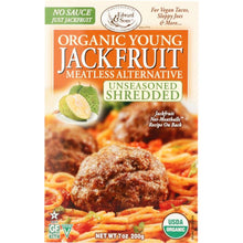 Load image into Gallery viewer, EDWARD &amp; SONS: Organic Young Jackfruit Unseasoned Shredded, 7 oz
