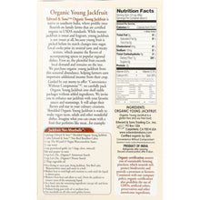 Load image into Gallery viewer, EDWARD &amp; SONS: Organic Young Jackfruit Unseasoned Shredded, 7 oz
