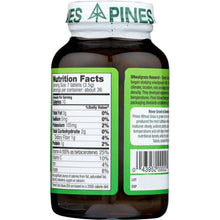 Load image into Gallery viewer, PINES WHEAT GRASS: Organic Wheat Grass 500 mg, 250 Tablets
