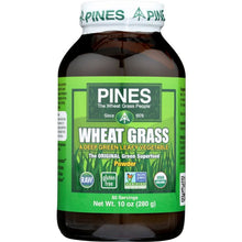 Load image into Gallery viewer, PINES WHEAT GRASS: Organic Wheat Grass Powder, 10 oz
