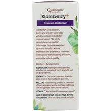 Load image into Gallery viewer, QUANTUM HEALTH: Elderberry Syrup Soothes &amp; Quiets, 4 oz
