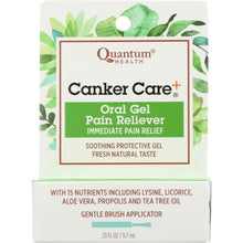 Load image into Gallery viewer, QUANTUM HEALTH: Canker Care+ Oral Gel, .33 oz
