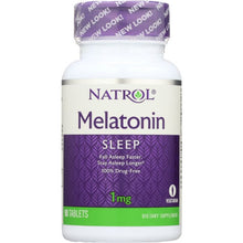 Load image into Gallery viewer, NATROL: Melatonin 1 mg, 90 tb
