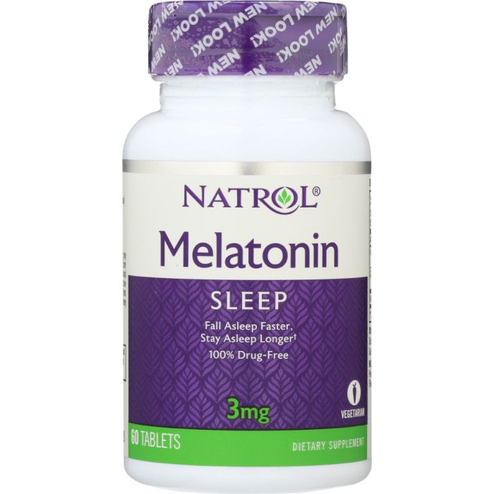 NATROL: Melatonin 3 mg, 60 Tablets