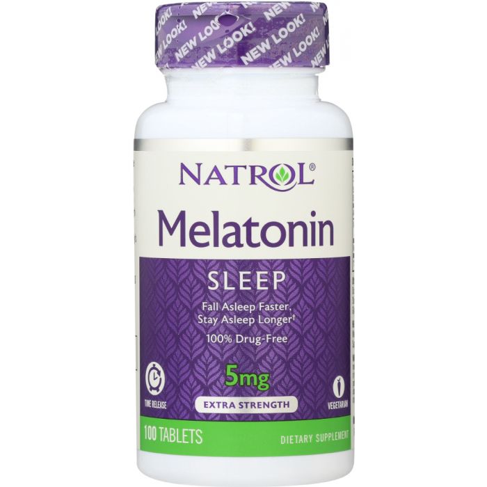 NATROL: Melatonin TR Time Release 5 mg, 100 tablets