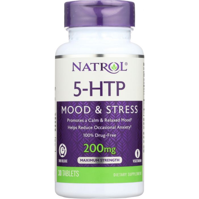 NATROL: 5-HTP 200 mg Time Release, 30 tb