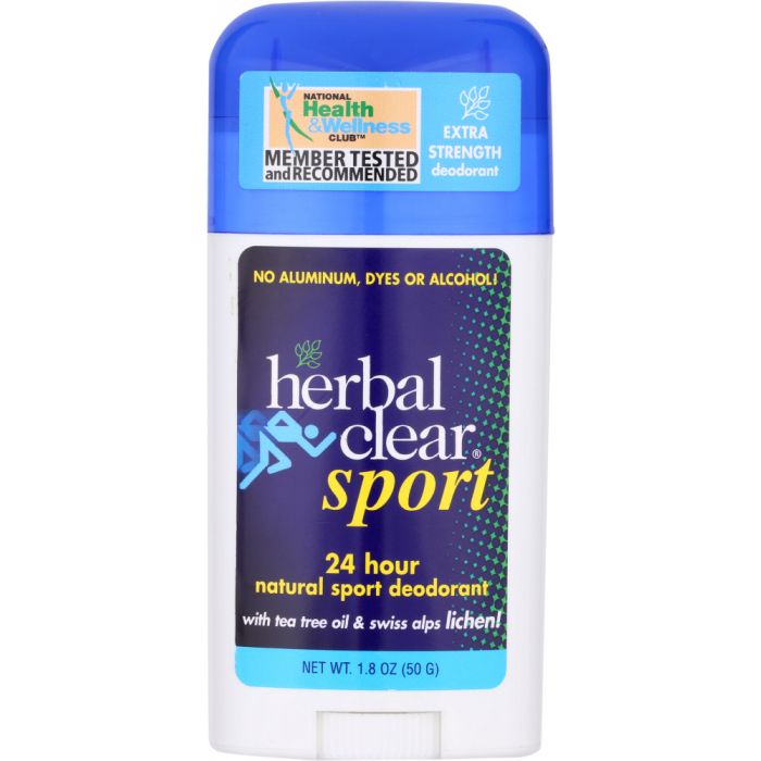 HERBAL CLEAR: Sport Deodorant Stick Tea Tree, 1.8 oz