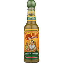 Load image into Gallery viewer, CHOLULA: Green Pepper Hot Sauce, 5 oz
