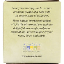 Load image into Gallery viewer, AURA CACIA: Aromatherapy Shower Tablets Purifying Eucalyptus 3 tablets (1 oz each), 3 oz
