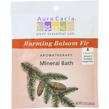 Load image into Gallery viewer, AURA CACIA: Aromatherapy Mineral Bath Warming Balsam Fir, 2.5 Oz
