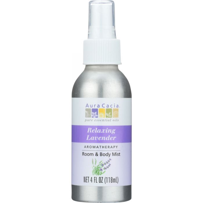 AURA CACIA: Room & Body Mist Relaxing Lavender, 4 oz