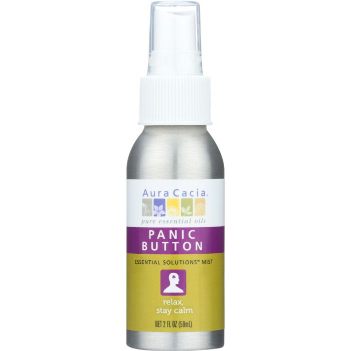 AURA CACIA: Panic Button Essential Solutions Mist, 2 oz