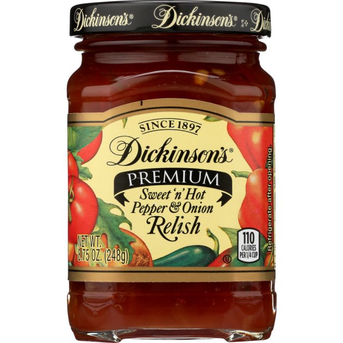 DICKINSON: Pepper & Onion Relish, 8.75 oz