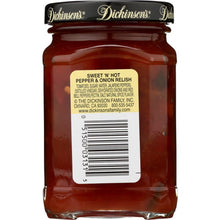 Load image into Gallery viewer, DICKINSON: Pepper &amp; Onion Relish, 8.75 oz
