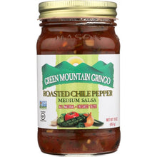 Load image into Gallery viewer, GREEN MOUNTAIN GRINGO: Roasted Chile Pepper Medium Salsa, 16 oz
