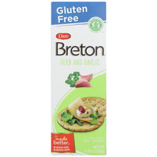 Load image into Gallery viewer, DARE: Breton Cracker Gluten Free Herb Garlic, 4.76 oz
