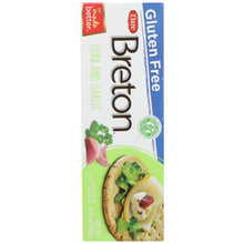 Load image into Gallery viewer, DARE: Breton Cracker Gluten Free Herb Garlic, 4.76 oz

